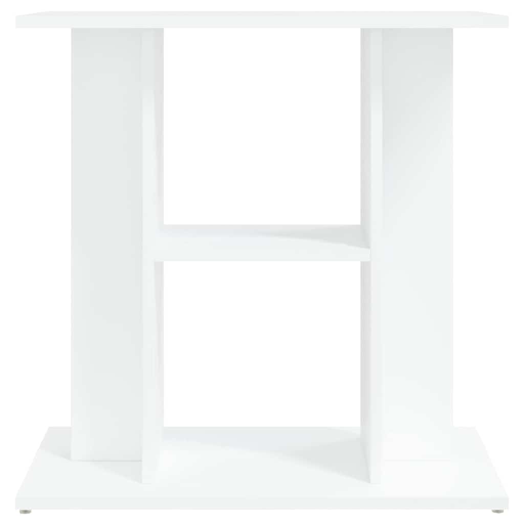 vidaXL Aquarium Stand White 60x30x60 cm Engineered Wood 5