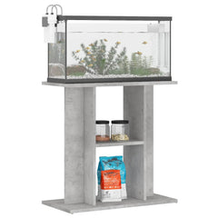 vidaXL Aquarium Stand Concrete Grey 60x30x60 cm Engineered Wood 3