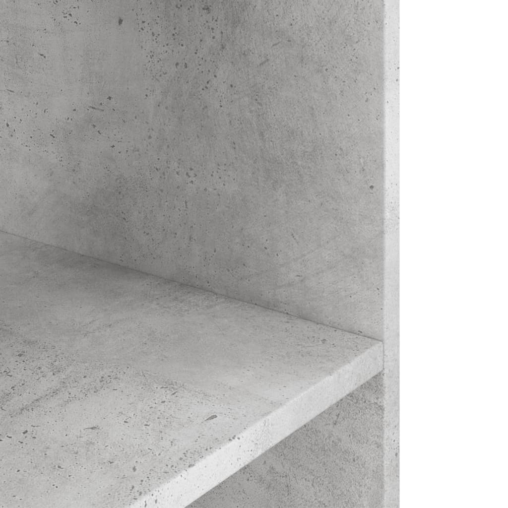 vidaXL Aquarium Stand Concrete Grey 60x30x60 cm Engineered Wood 6
