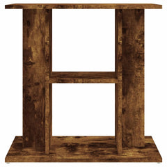 Aquarium Stand Smoked Oak Engineered Wood, image 3