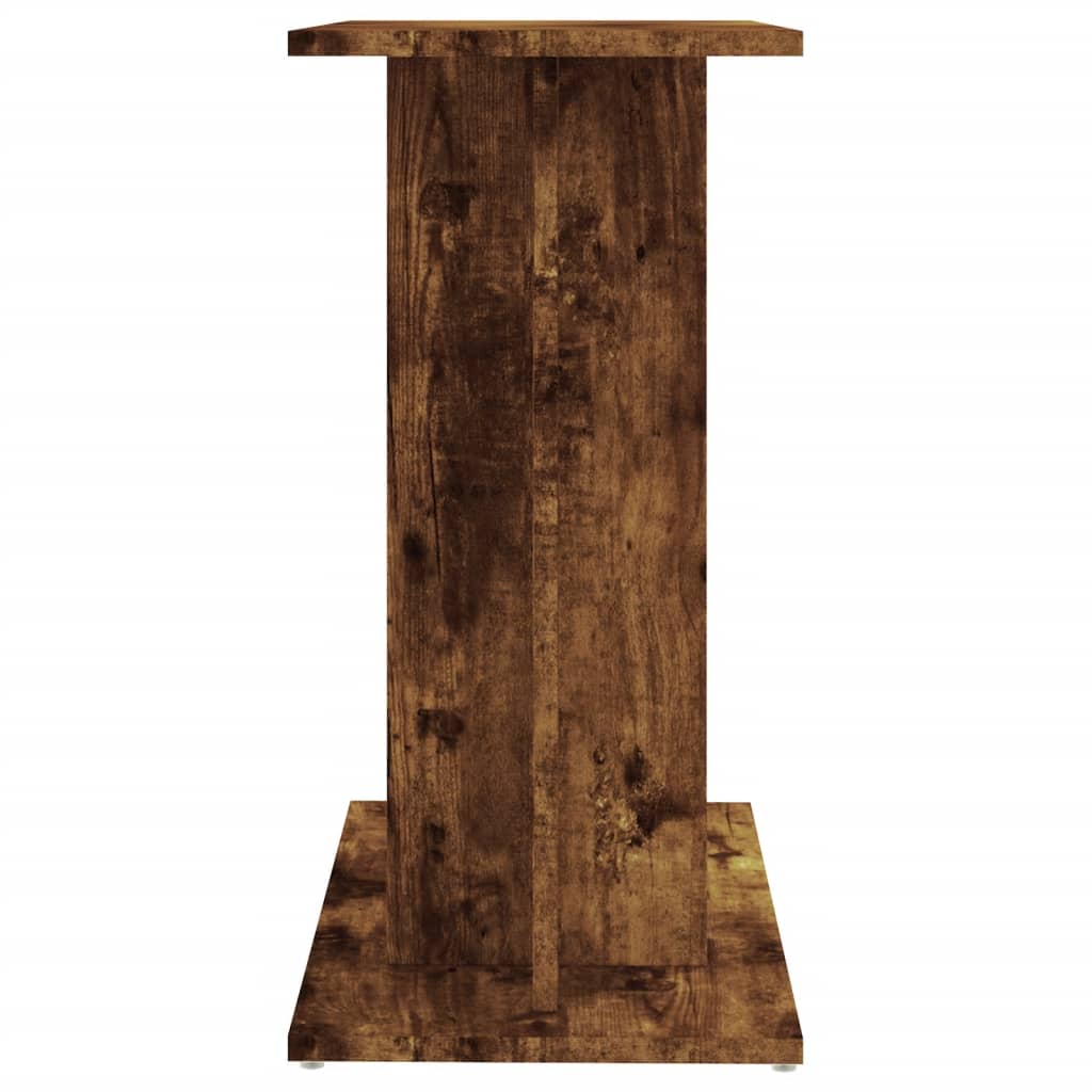 Aquarium Stand Smoked Oak Engineered Wood, image 4