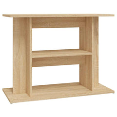 vidaXL Aquarium Stand Sonoma Oak 80x35x60 cm Engineered Wood 2