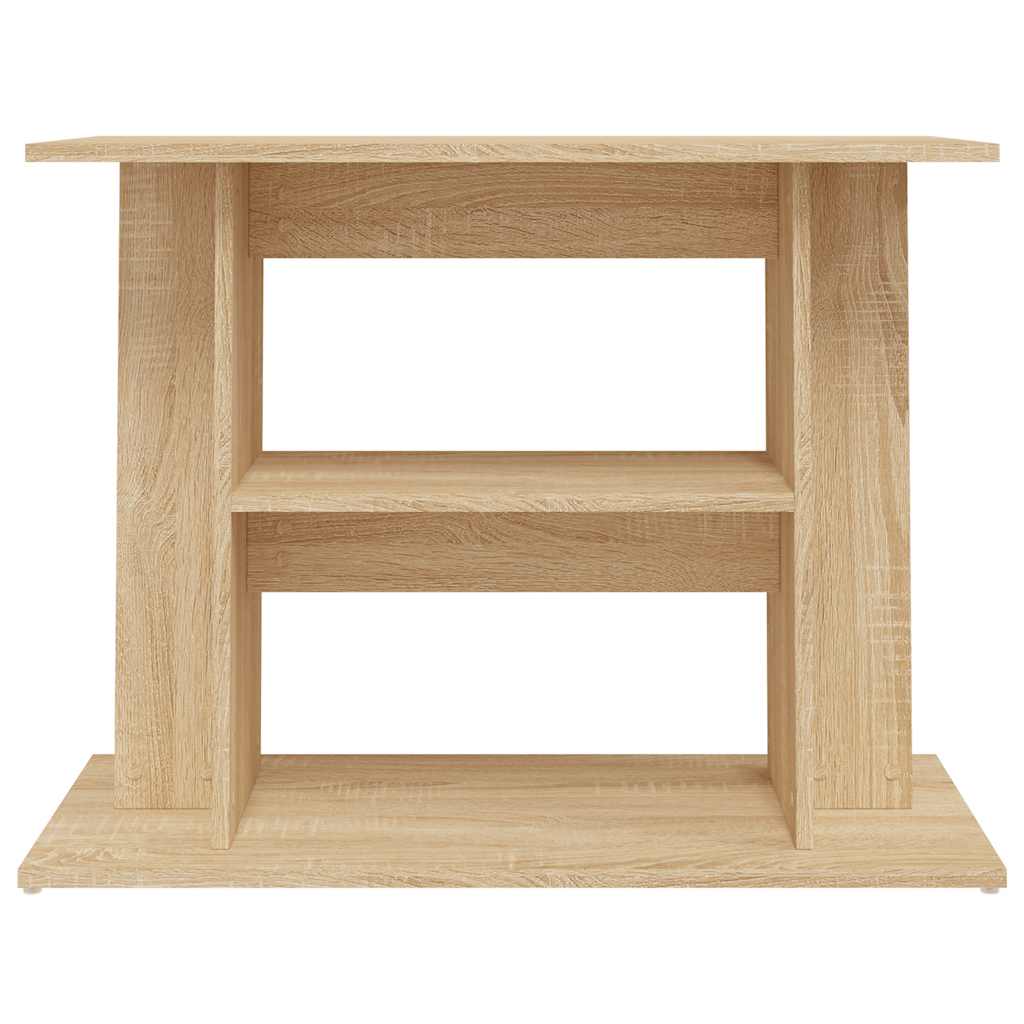 vidaXL Aquarium Stand Sonoma Oak 80x35x60 cm Engineered Wood 4