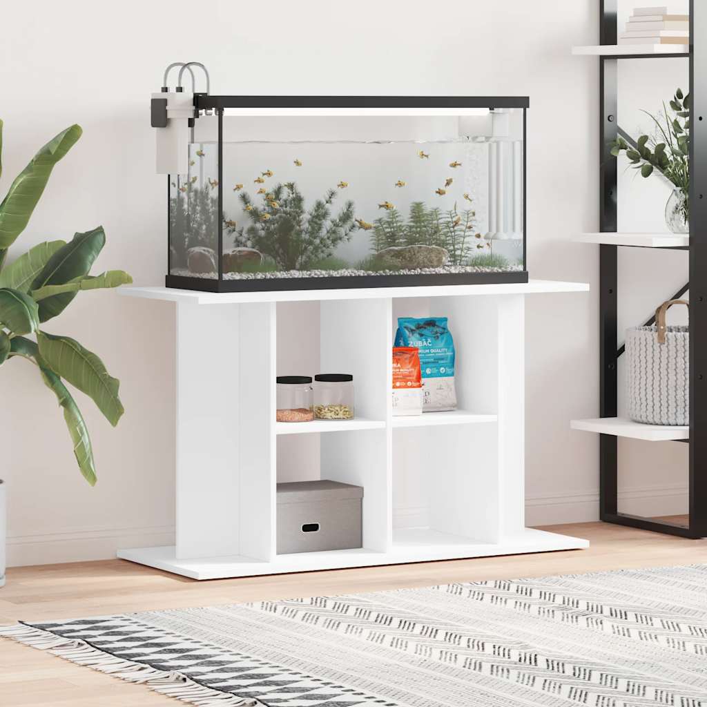 vidaXL Aquarium Stand White 100x40x60 cm Engineered Wood 3