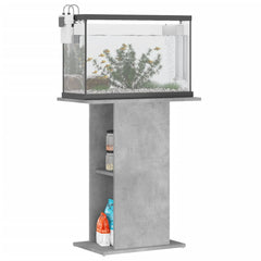 vidaXL Aquarium Stand Concrete Grey 60.5x36x72.5 cm Engineered Wood 3