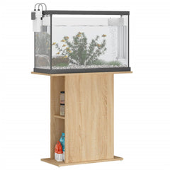 vidaXL Aquarium Stand Sonoma Oak 75x36x72.5 cm Engineered Wood 3