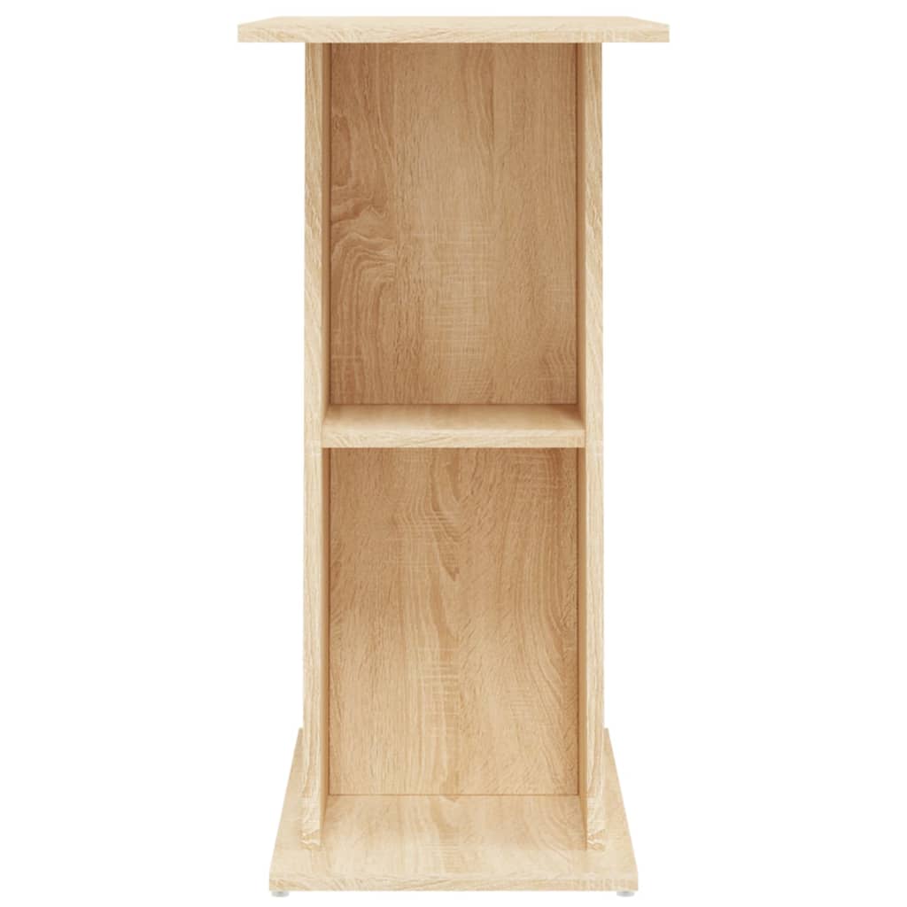 vidaXL Aquarium Stand Sonoma Oak 75x36x72.5 cm Engineered Wood 5