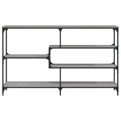 vidaXL Console Table Grey Sonoma 160x32x95 cm Engineered Wood 4