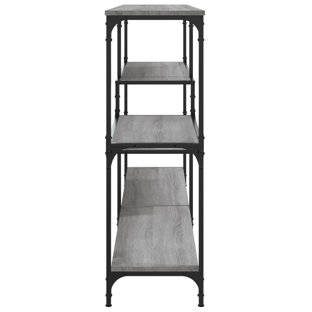 vidaXL Console Table Grey Sonoma 160x32x95 cm Engineered Wood 5