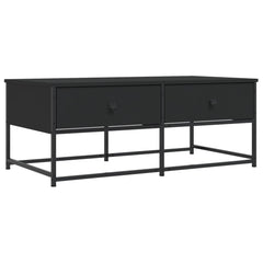 vidaXL Coffee Table Black 100x51x40 cm Engineered Wood 2