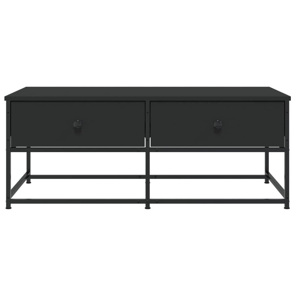 vidaXL Coffee Table Black 100x51x40 cm Engineered Wood 6