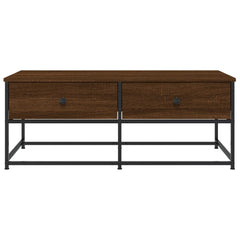 vidaXL Coffee Table Brown Oak 100x51x40 cm Engineered Wood 6