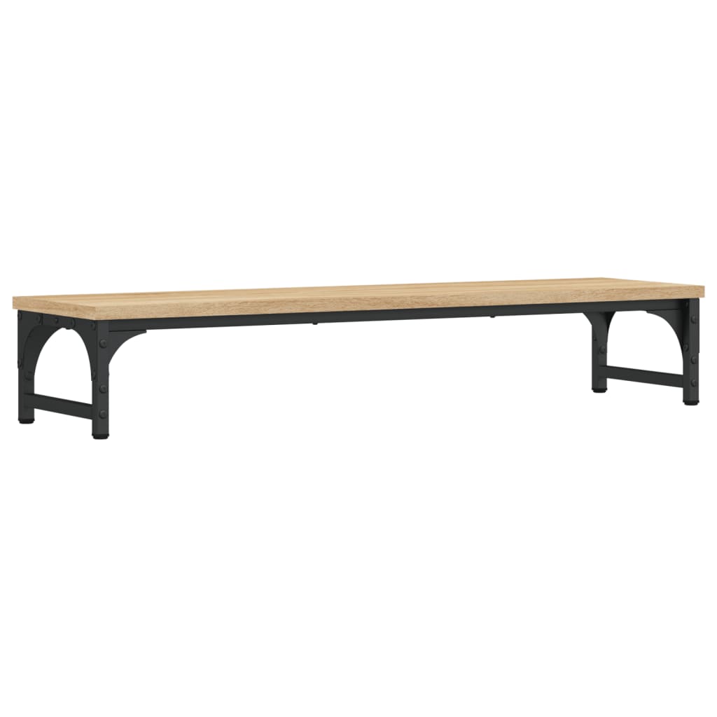 vidaXL Monitor Stand Sonoma Oak 85x23x15.5 cm Engineered Wood 2