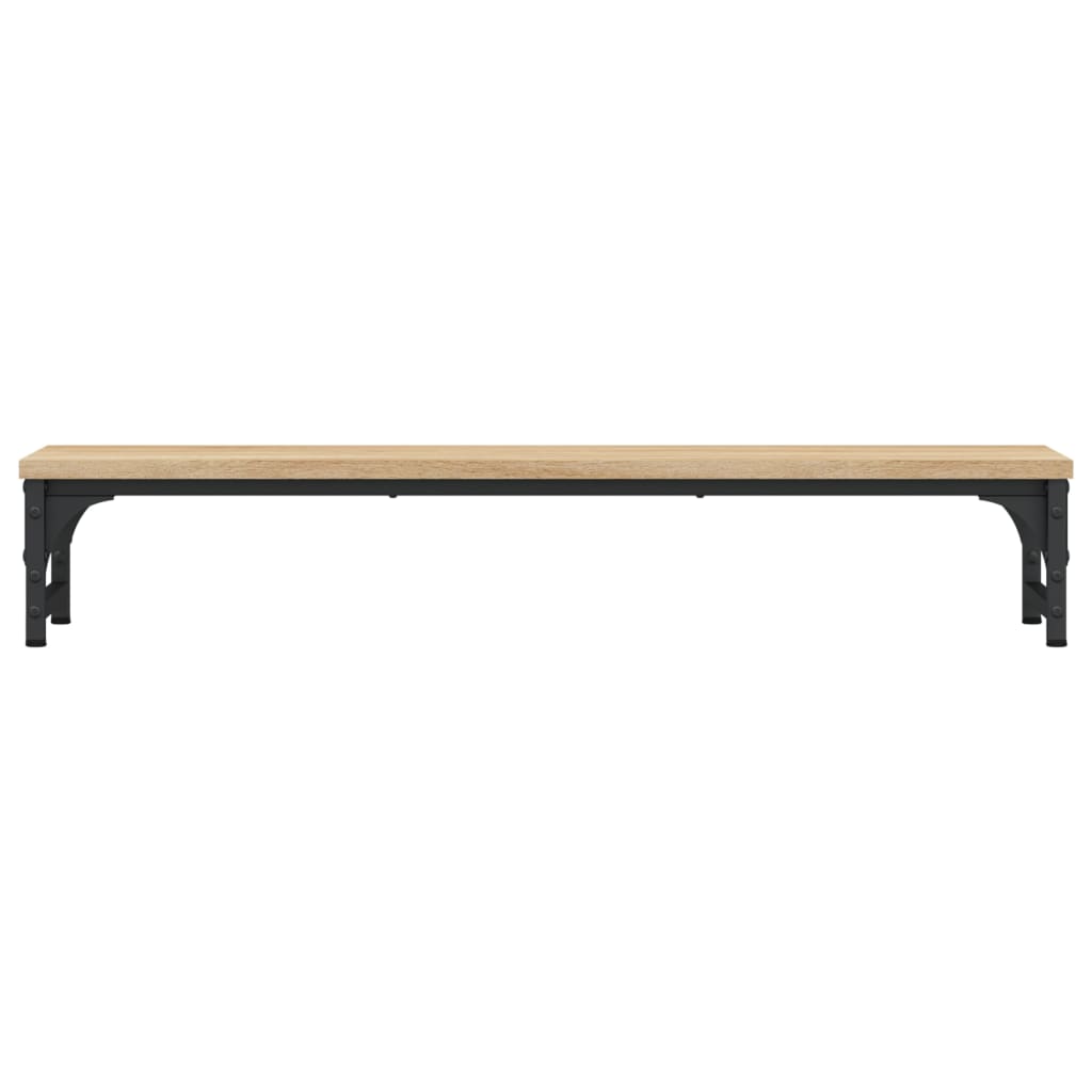 vidaXL Monitor Stand Sonoma Oak 85x23x15.5 cm Engineered Wood 4