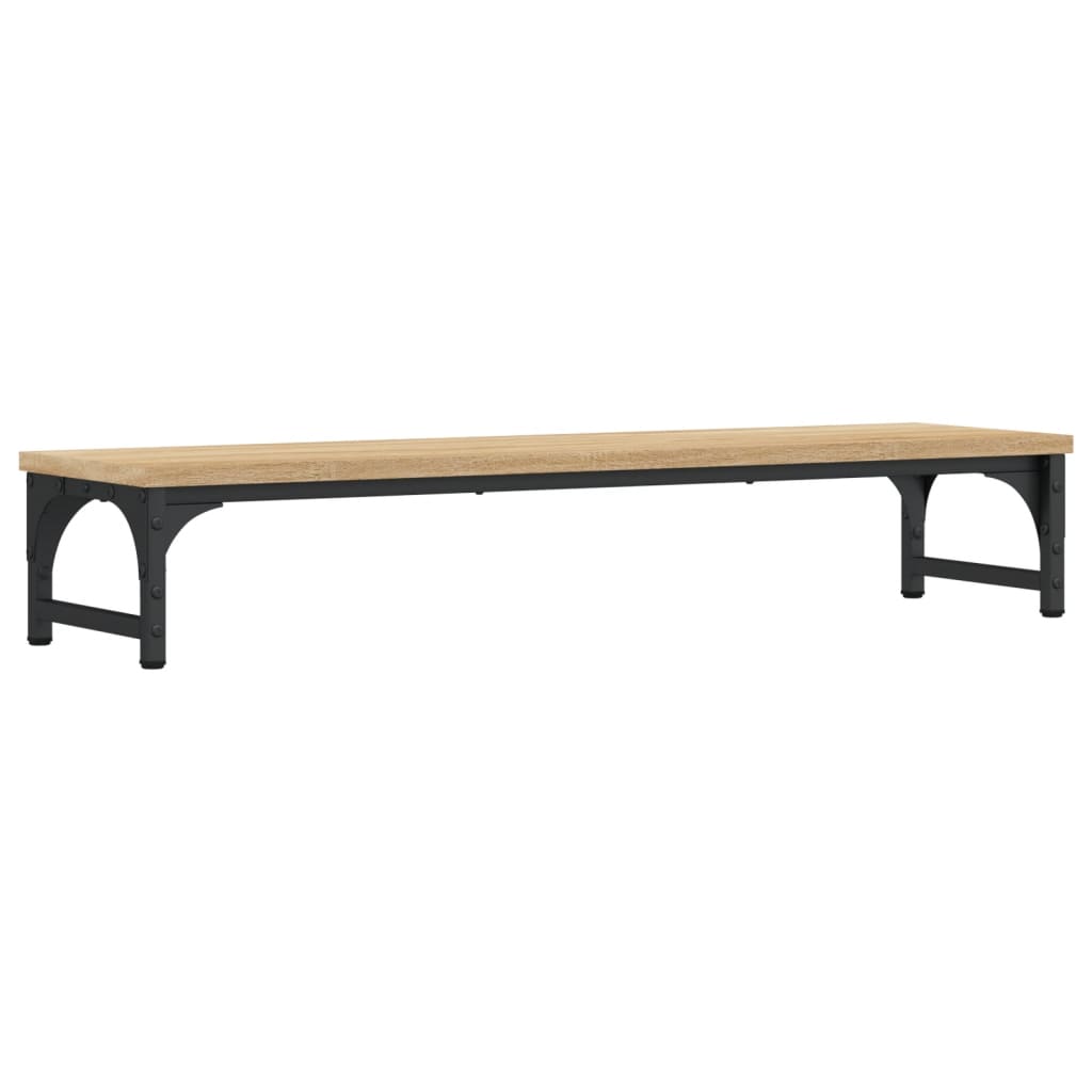 vidaXL Monitor Stand Sonoma Oak 85x23x15.5 cm Engineered Wood 6