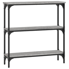 vidaXL Console Table Grey Sonoma 75x22.5x75 cm Engineered Wood 2