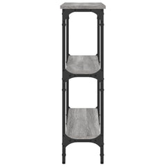 vidaXL Console Table Grey Sonoma 75x22.5x75 cm Engineered Wood 5