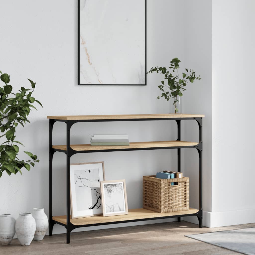 vidaXL Console Table 75x29x75 cm Engineered Wood