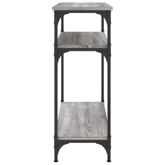 vidaXL Console Table Grey Sonoma 75x29x75 cm Engineered Wood 5