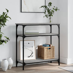 vidaXL Console Table Grey Sonoma 75x29x75 cm Engineered Wood 1