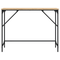 vidaXL Console Table Sonoma Oak 100x32x75 cm Engineered Wood 4