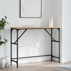 vidaXL Console Table Sonoma Oak 100x32x75 cm Engineered Wood 1