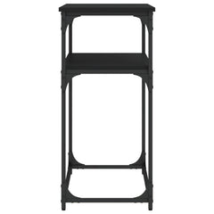 vidaXL Console Table Black 100x35.5x75 cm Engineered Wood 5