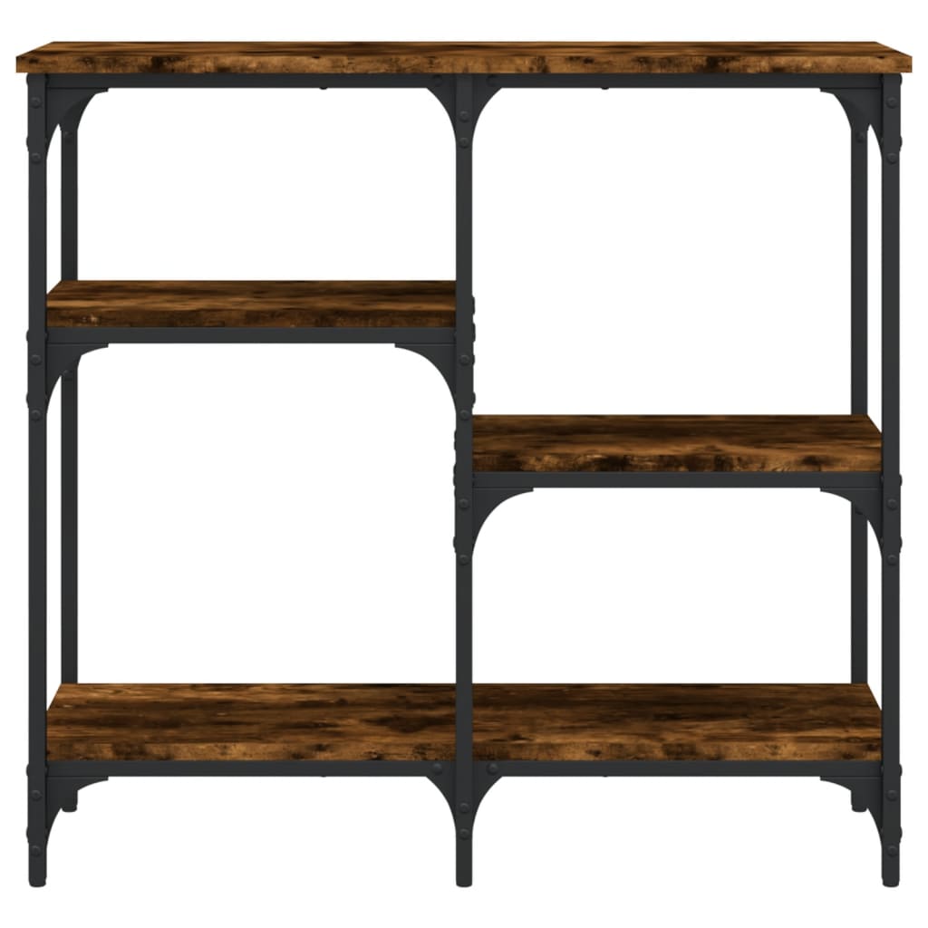 vidaXL Console Table Smoked Oak 80x29x75 cm Engineered Wood 3