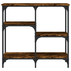 vidaXL Console Table Smoked Oak 80x29x75 cm Engineered Wood 3
