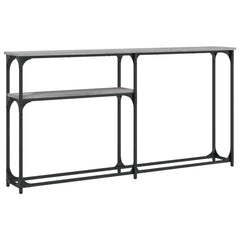 vidaXL Console Table Grey Sonoma 145x22,5x75 cm Engineered Wood 2