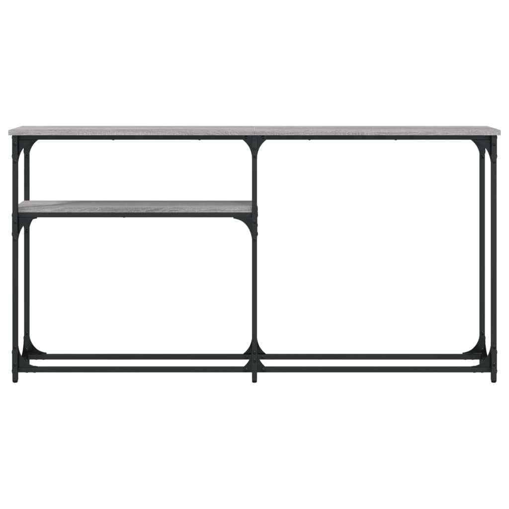 vidaXL Console Table Grey Sonoma 145x22,5x75 cm Engineered Wood 3
