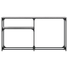 vidaXL Console Table Grey Sonoma 145x22,5x75 cm Engineered Wood 3