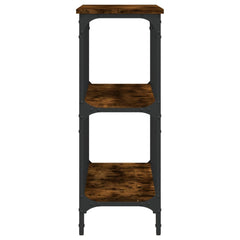 vidaXL Console Table Smoked Oak 100x29x75 cm Engineered Wood 5