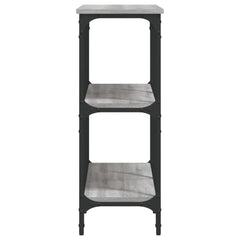 vidaXL Console Table Grey Sonoma 100x29x75 cm Engineered Wood 5