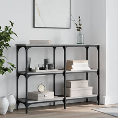 vidaXL Console Table Grey Sonoma 100x29x75 cm Engineered Wood 1