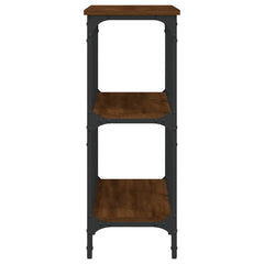 vidaXL Console Table Brown Oak 100x29x75 cm Engineered Wood 5
