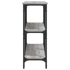 vidaXL Console Table Grey Sonoma 150x29x75 cm Engineered Wood 5