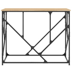 vidaXL Console Table Sonoma Oak 100x40x80 cm Engineered Wood 4