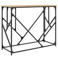 vidaXL Console Table Sonoma Oak 100x40x80 cm Engineered Wood 6