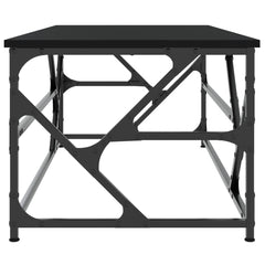 vidaXL Coffee Table Black 100x50x40 cm Engineered Wood 5