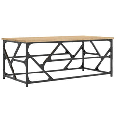 vidaXL Coffee Table Sonoma Oak 100x50x40 cm Engineered Wood 2