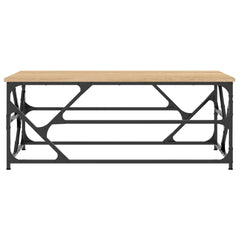 vidaXL Coffee Table Sonoma Oak 100x50x40 cm Engineered Wood 4
