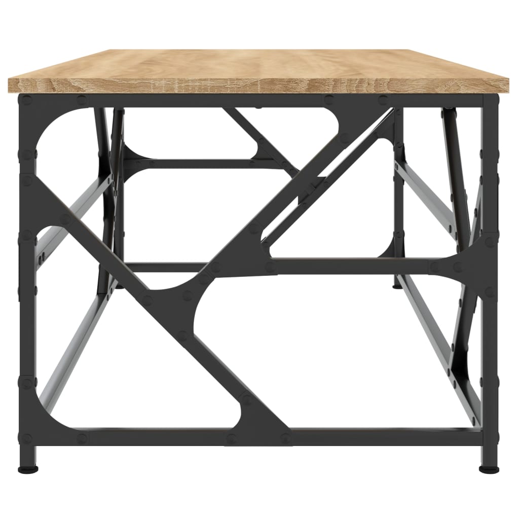 vidaXL Coffee Table Sonoma Oak 100x50x40 cm Engineered Wood 5