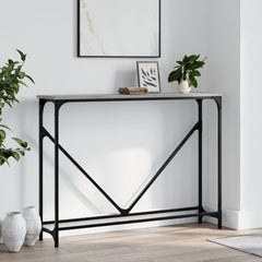vidaXL Console Table Grey Sonoma 102x22.5x75 cm Engineered Wood 1