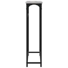 vidaXL Console Table | Grey sonoma | Engineered wood | Narrow | Adjustable Feet 5