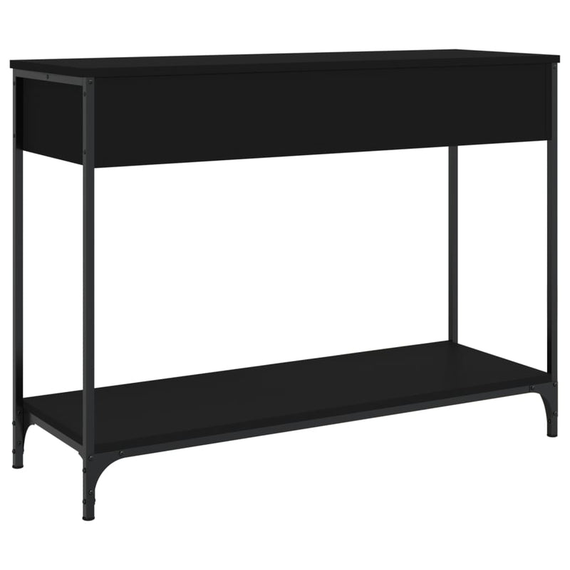 Console Table Black 100x34.5x75 cm Engineered Wood