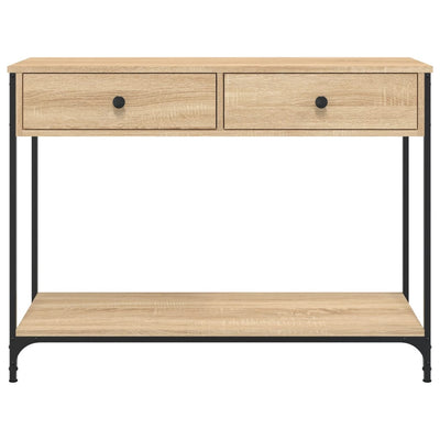 Console Table Sonoma Oak 100x34.5x75 cm Engineered Wood