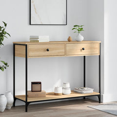vidaXL Console Table 100x34.5x75 cm Engineered Wood