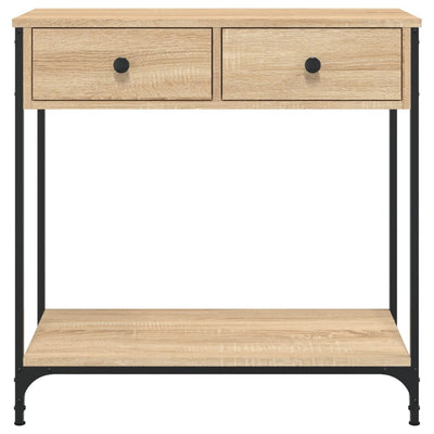 Console Table Sonoma Oak 75x34.5x75 cm Engineered Wood