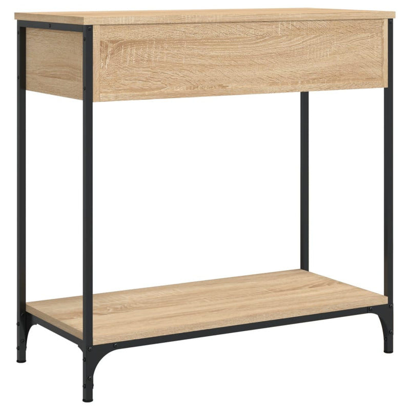 Console Table Sonoma Oak 75x34.5x75 cm Engineered Wood